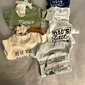 Assorted Baby Bodysuits Set